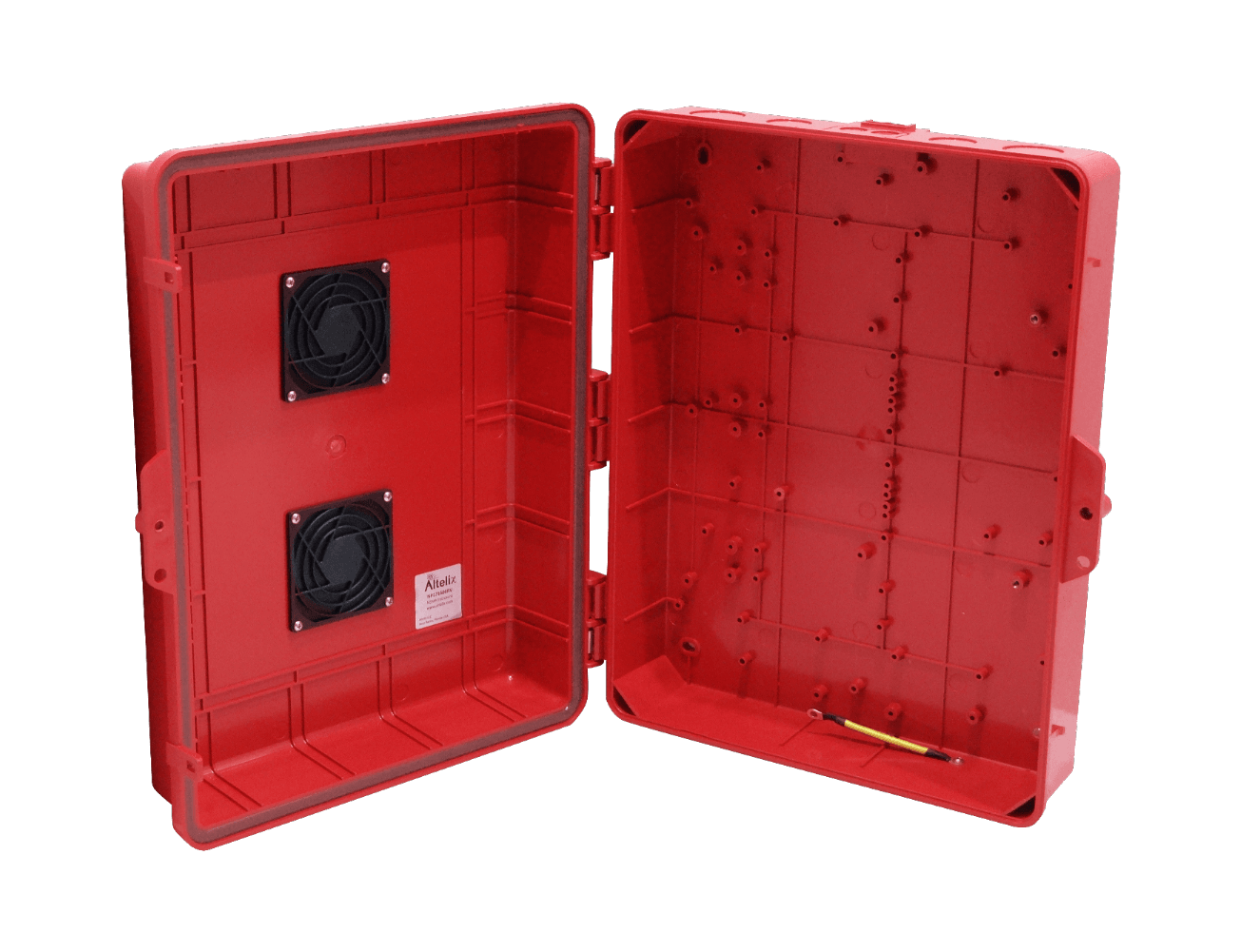 Caja Exterior Ventilada ALTELIX NP171406RV Roja 432x355x152mm IP55 NEMA3 PC+ABS 8