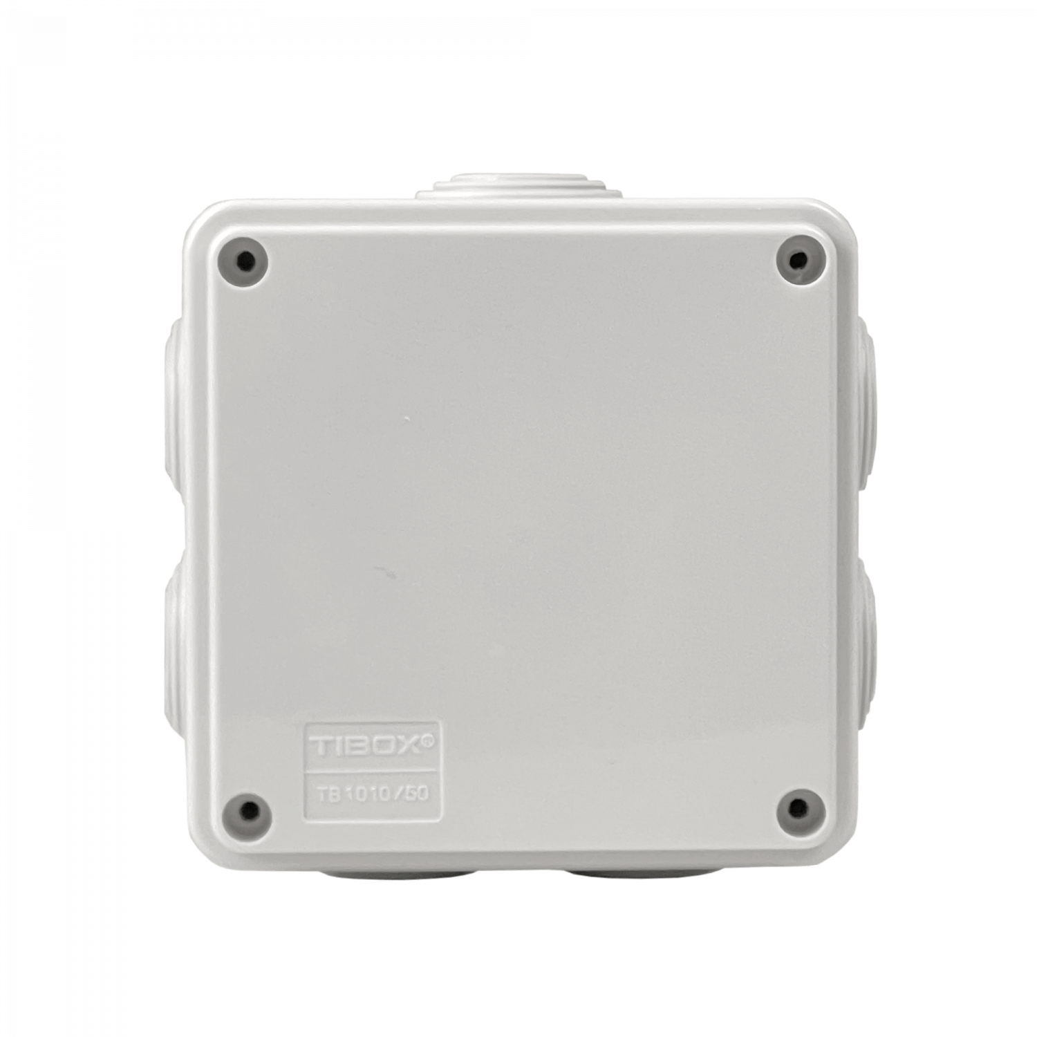 Caja estanca Tibox MTC-1 100x100x50mm blanca IP66 7 conos 4 tornillos 1