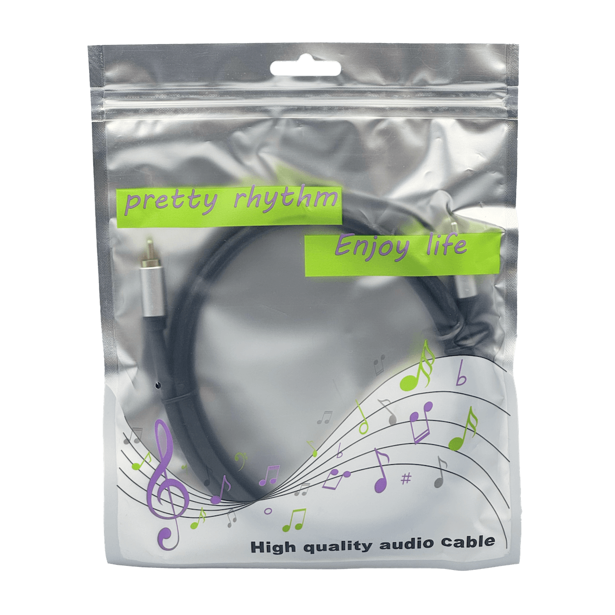 Cable Audio Video 1 RCA Macho a 1 RCA Macho, 1 Metro 1
