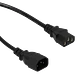 ULINK 3X0,75MM2 C13-C14 6A 1,8MT MACHO-HEMBRA CABLE PODER 180CM - Miniatura 1