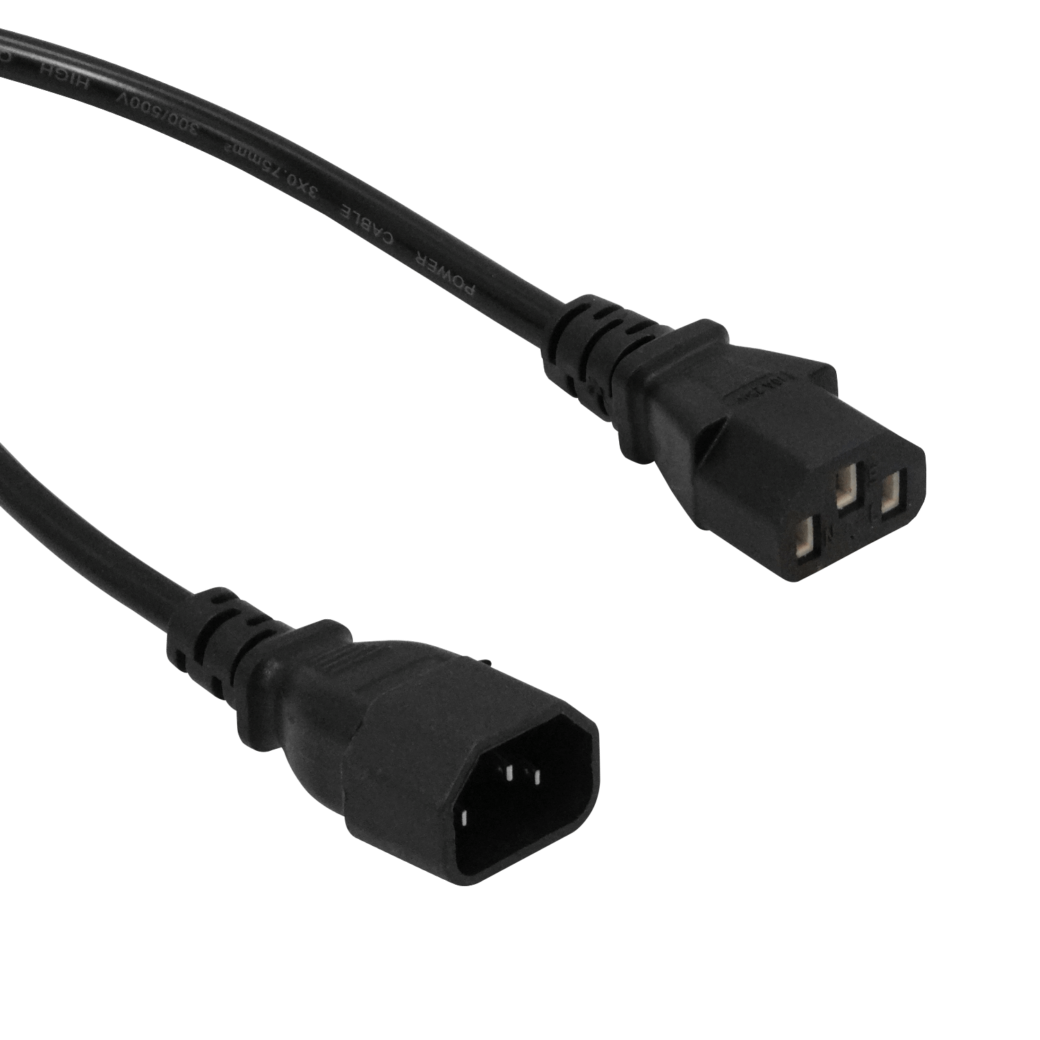 ULINK 3X0,75MM2 C13-C14 6A 1,8MT MACHO-HEMBRA CABLE PODER 180CM 1