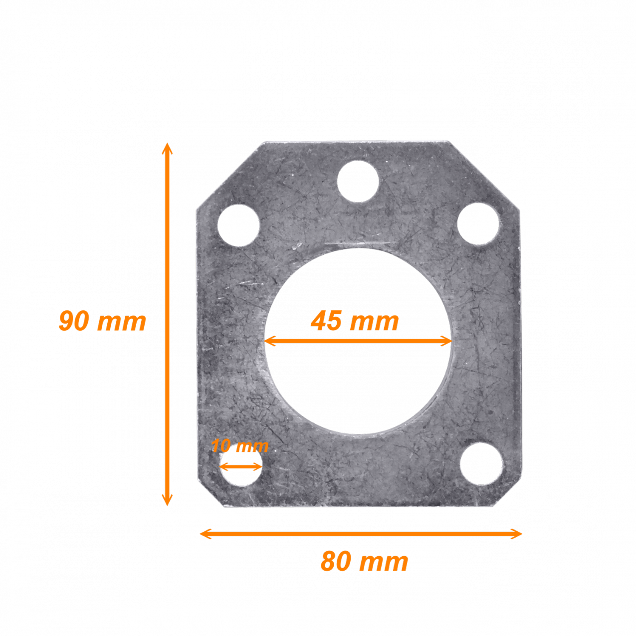 Placa Repuesto LINKMADE MAST-GP45 para Mastil Guy Plate 45mm 2