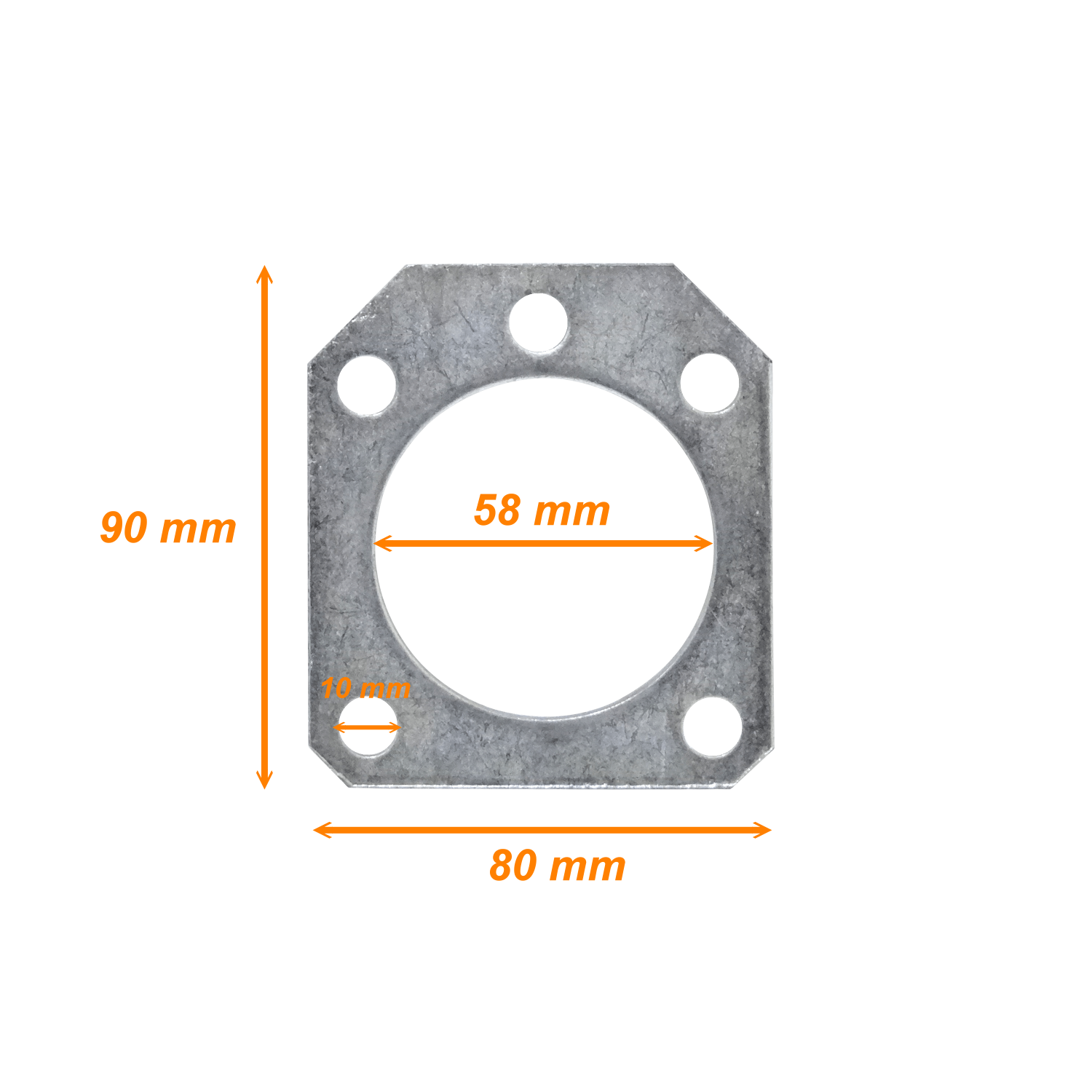 Placa Repuesto LINKMADE MAST-GP57 para Mastil Guy Plate 57mm 2