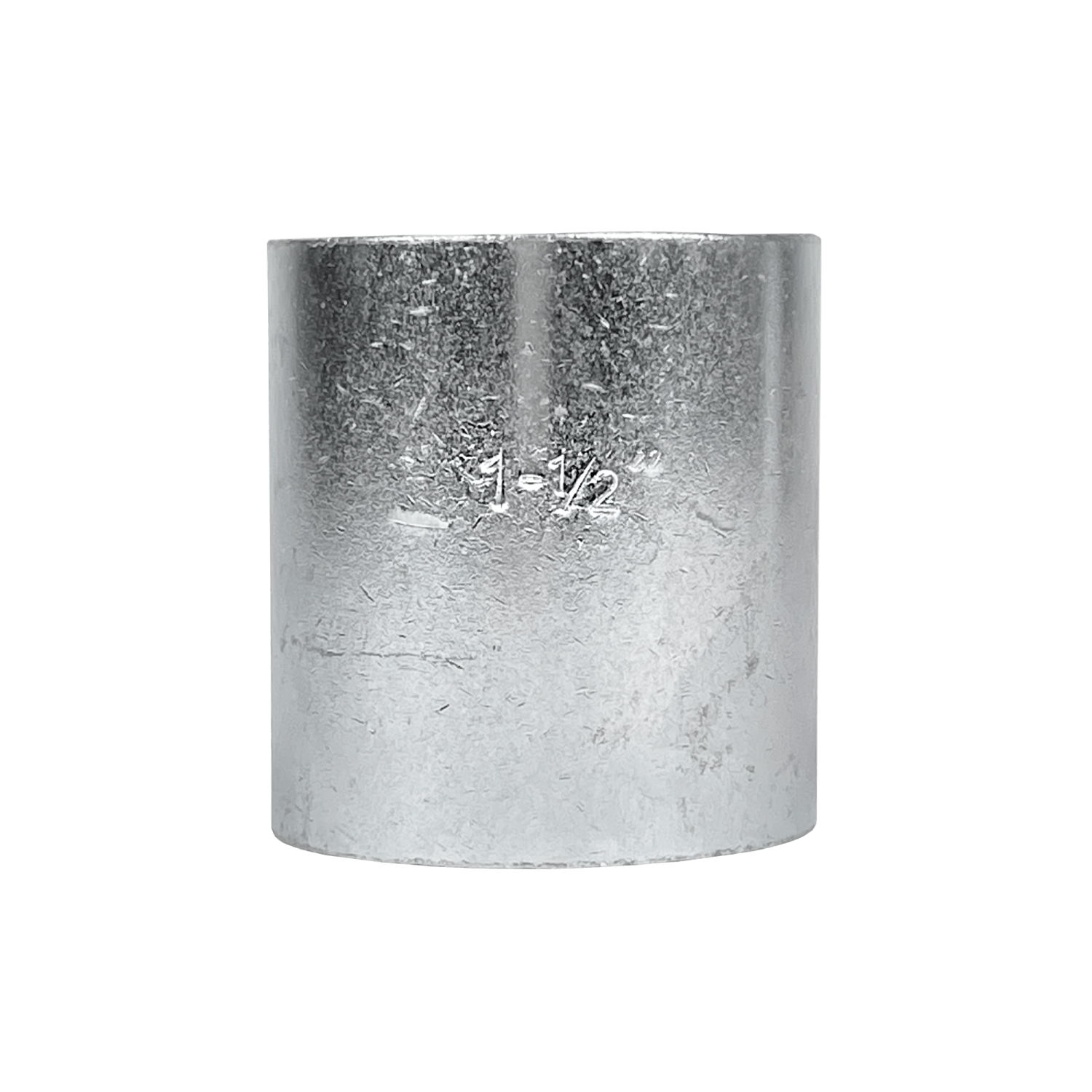 Zincado 1-1/2-Pulg Copla Largo-54mm Hilo Interno 2