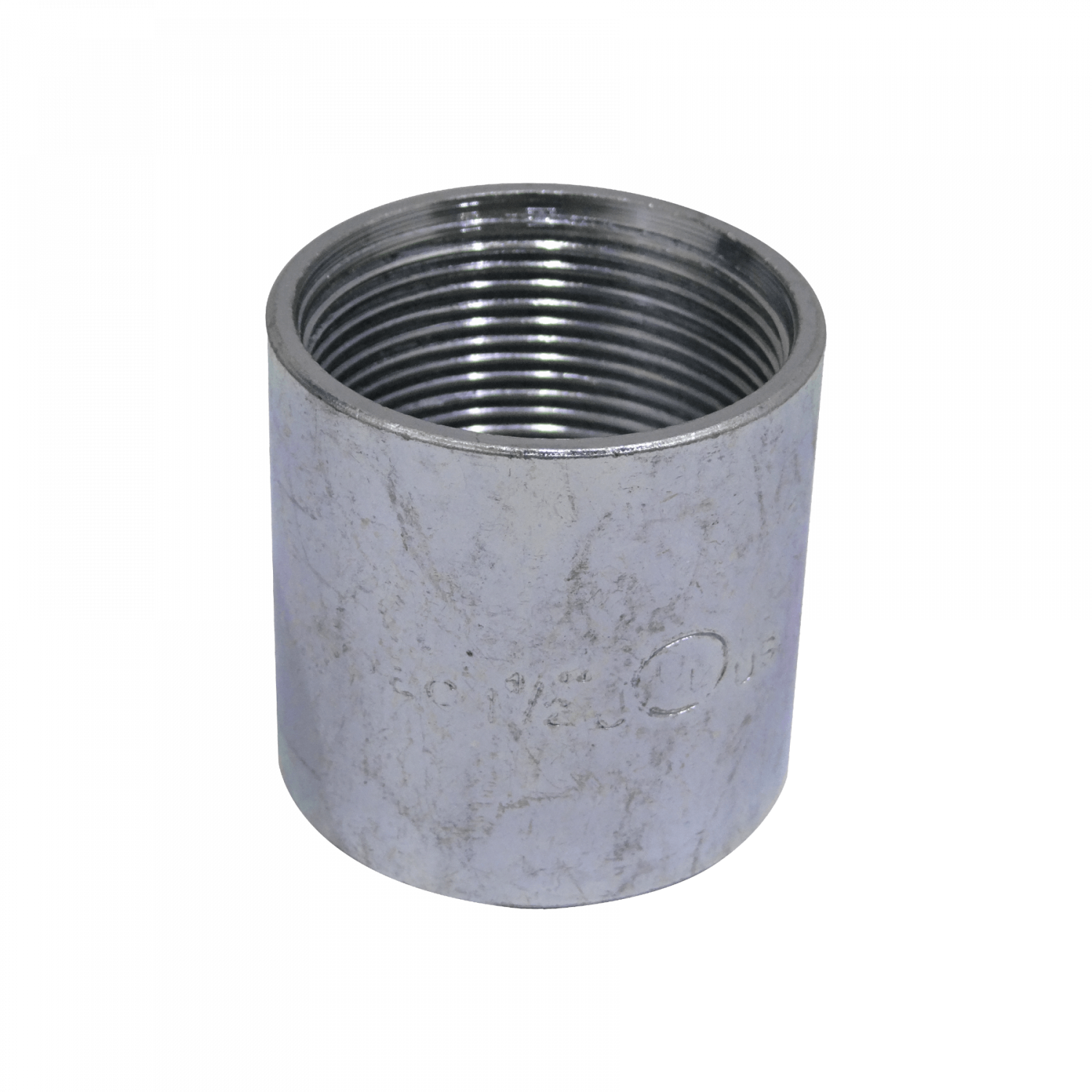 Zincado 1-1/2-Pulg Copla Largo-54mm Hilo Interno 3