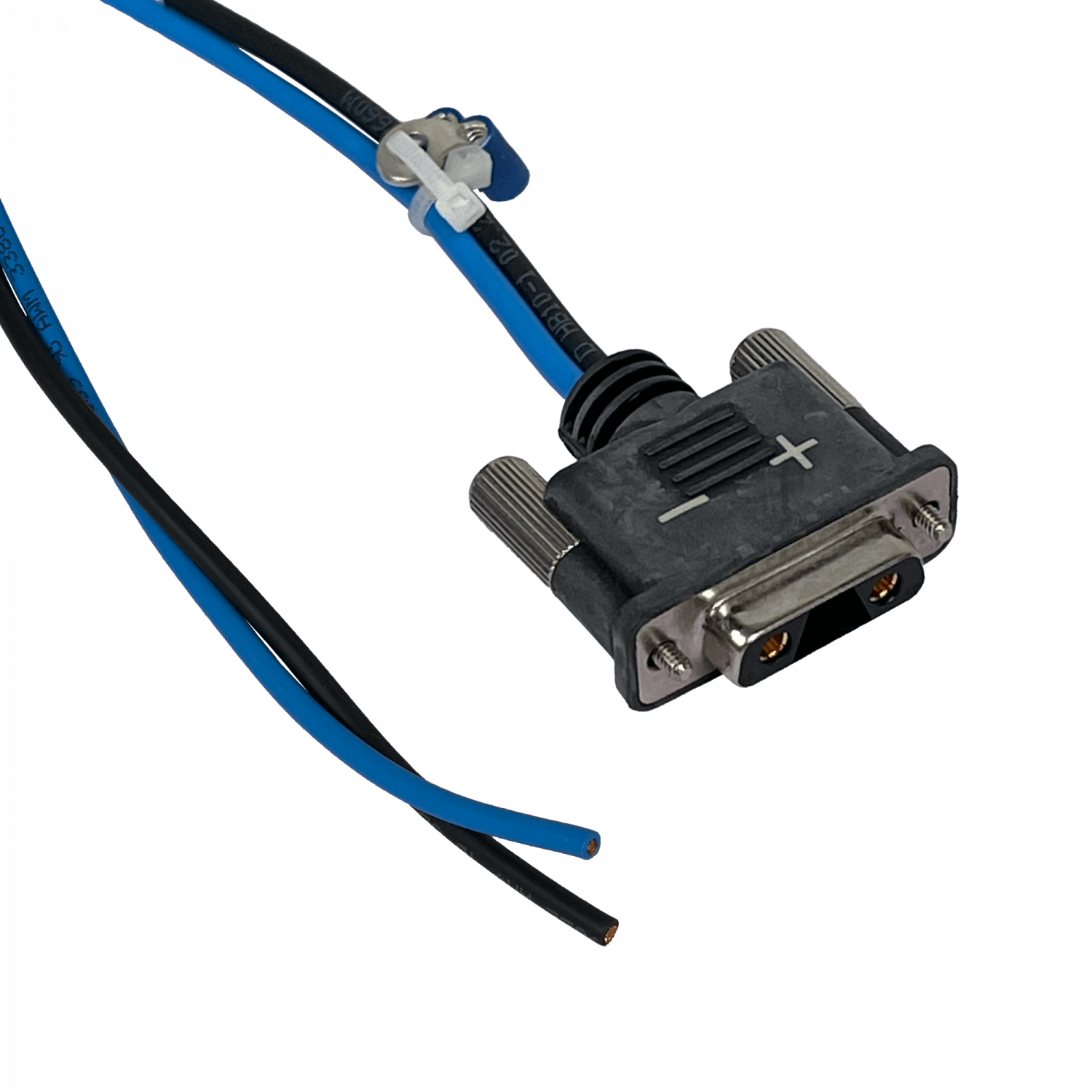 Cable DC 2x2,5mm2 para fuentes OLT MPWD Hw Zt 2,4mt 240cm 2