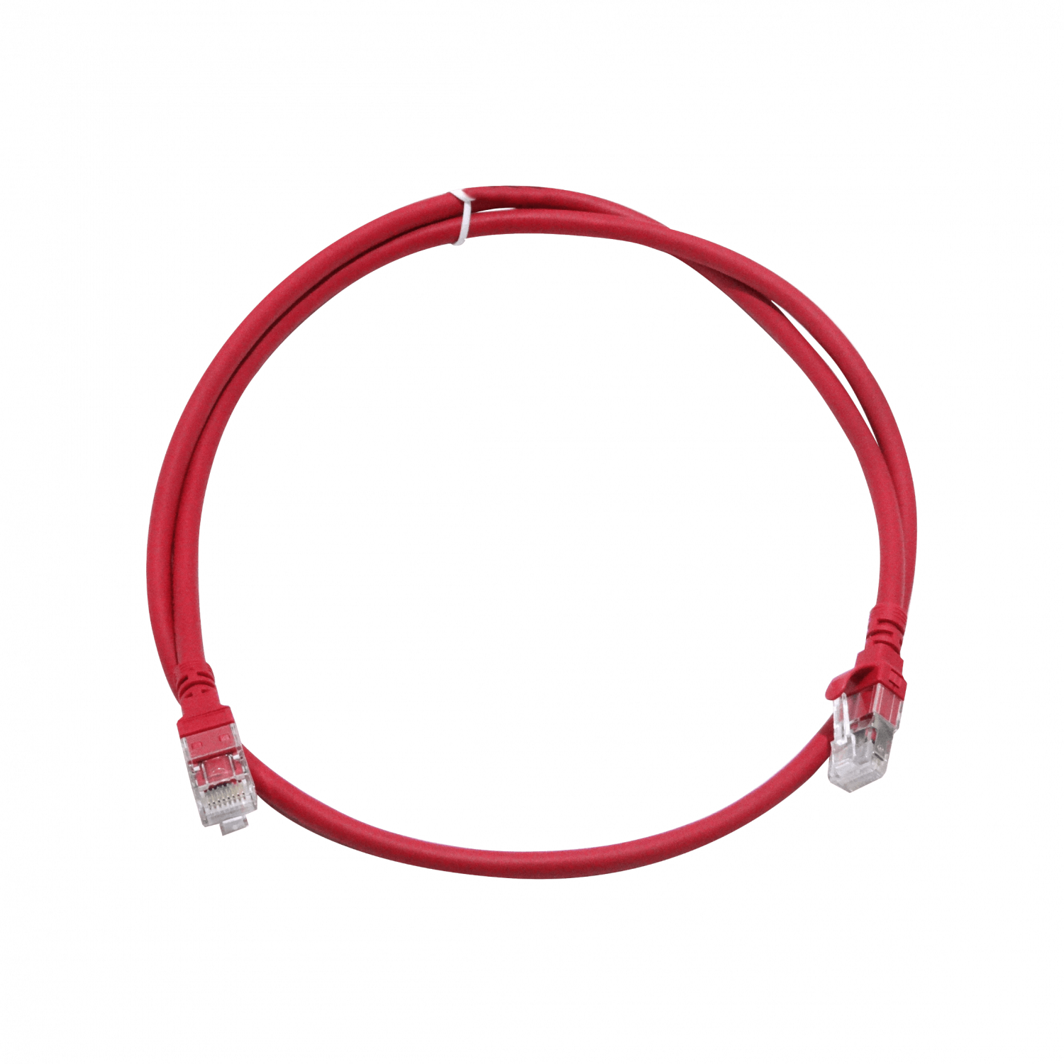 Cable Patch LINKMADE Cat6a Rojo LSZH U/FTP 1m Inyectado Multifilar para Conexiones Seguras 2