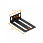Aletas de Montaje LINKMADE RK2 44mm Orejas Alas para Rack 1U 19 Pulgadas - Miniatura 2