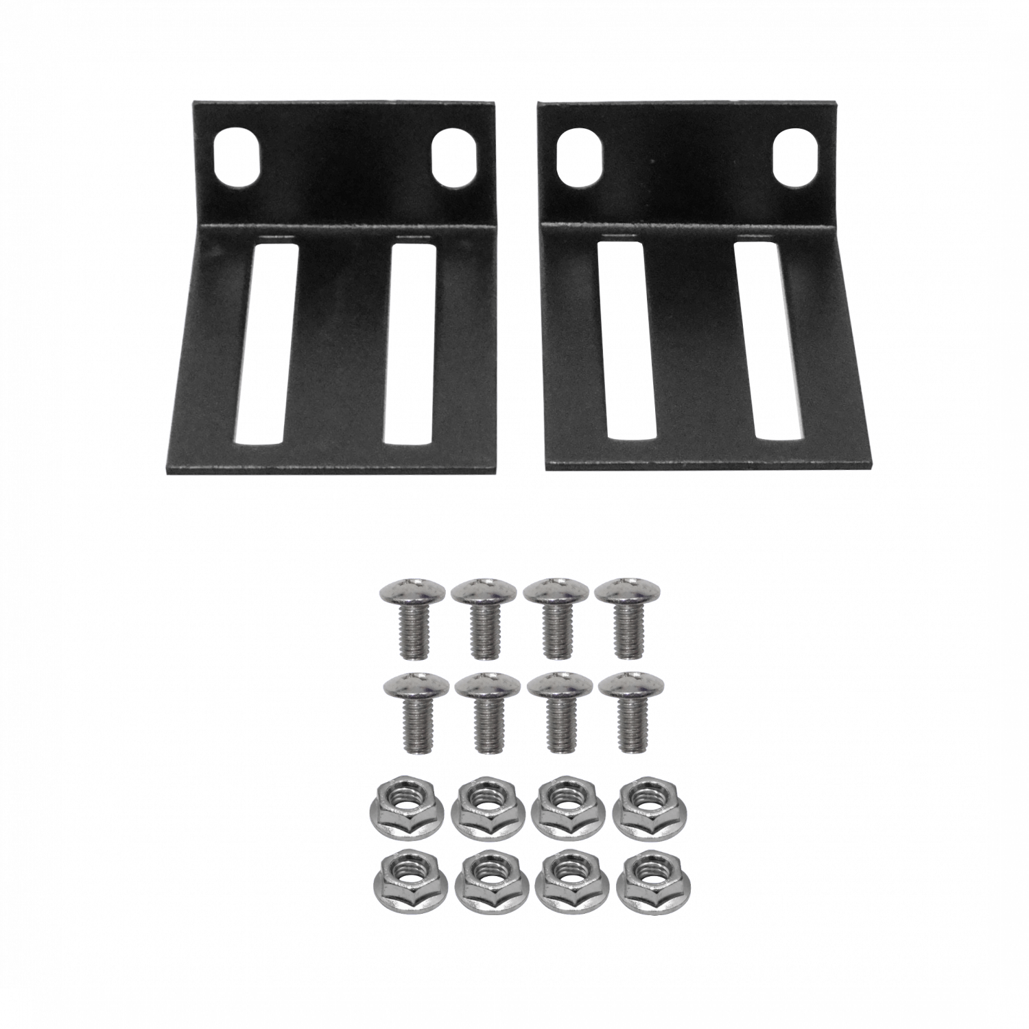 Aletas de Montaje LINKMADE RK2 44mm Orejas Alas para Rack 1U 19 Pulgadas 3