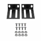 Aletas de Montaje LINKMADE RK2 44mm Orejas Alas para Rack 1U 19 Pulgadas - Miniatura 3