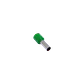 Verde 10,0mm2 12/21,5mm 100-unid AWG7 Ferrules Terminal Aislado Crimp - Miniatura 2