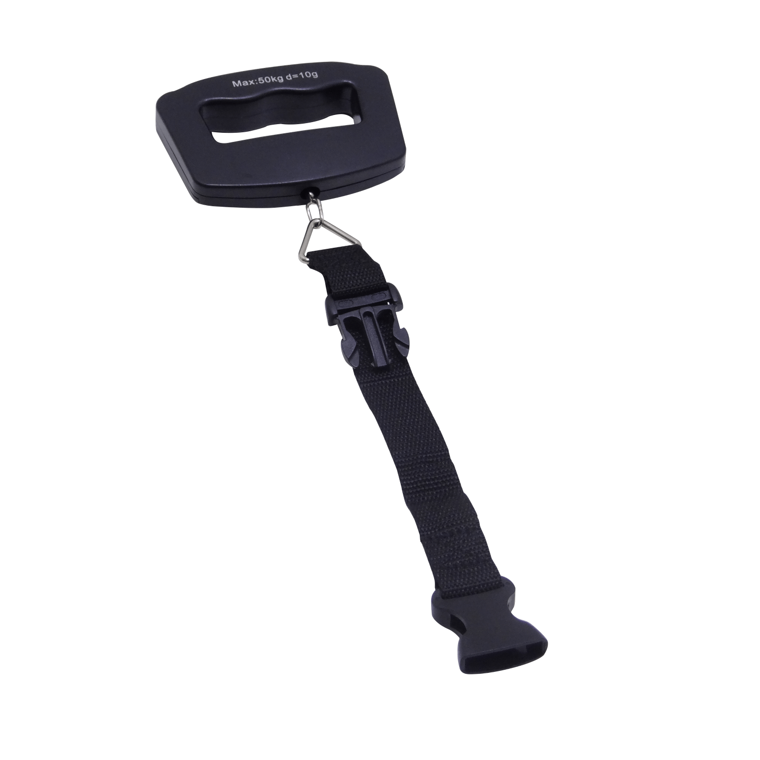 Balanza Digital de Viaje Tipo Gancho 50kg con 2 Pilas AAA Incluidas   3