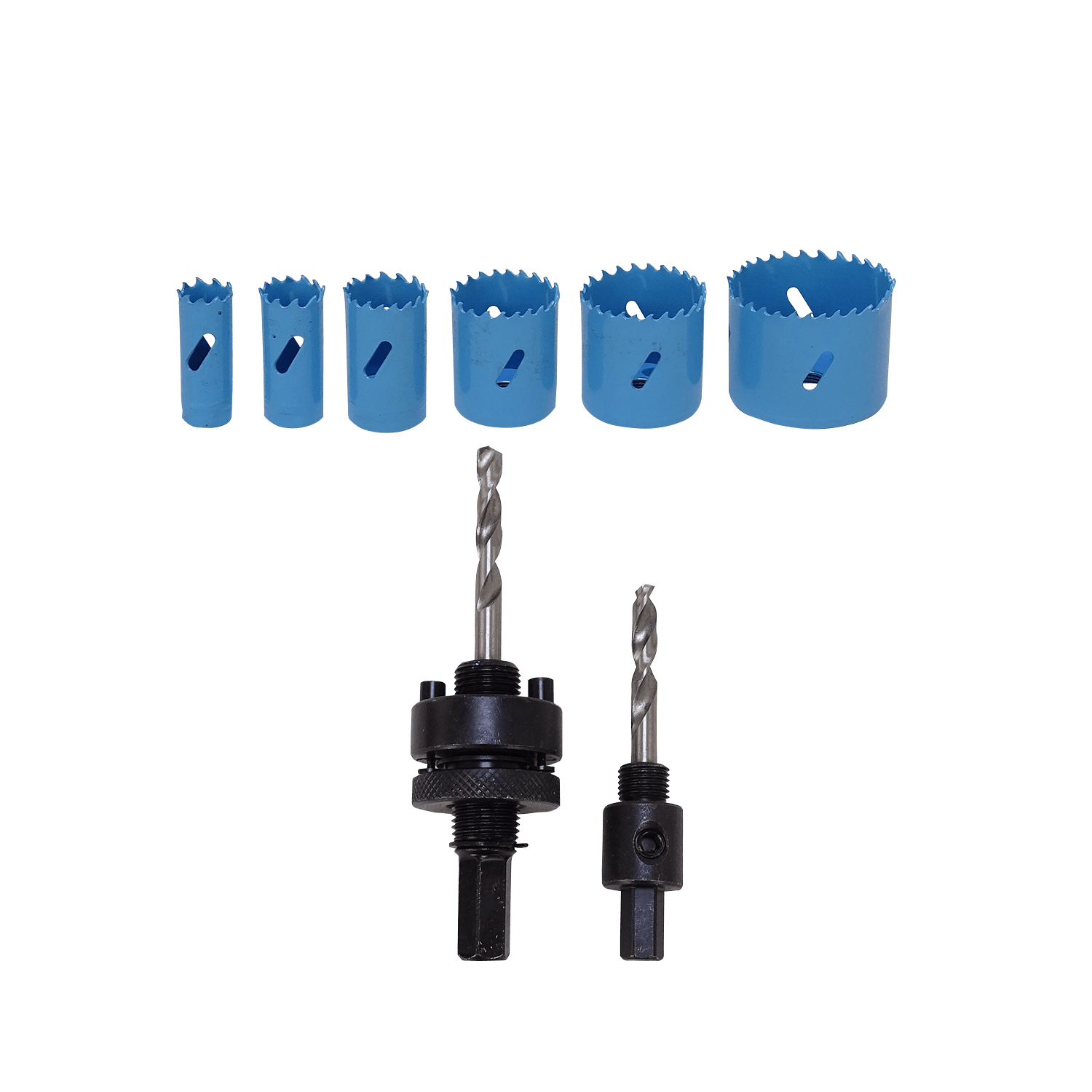 FERRETOOLS 6-Copas Sierras Madera 19-64mm 3/4-2 1/2pulg Juego-9-piezas 3