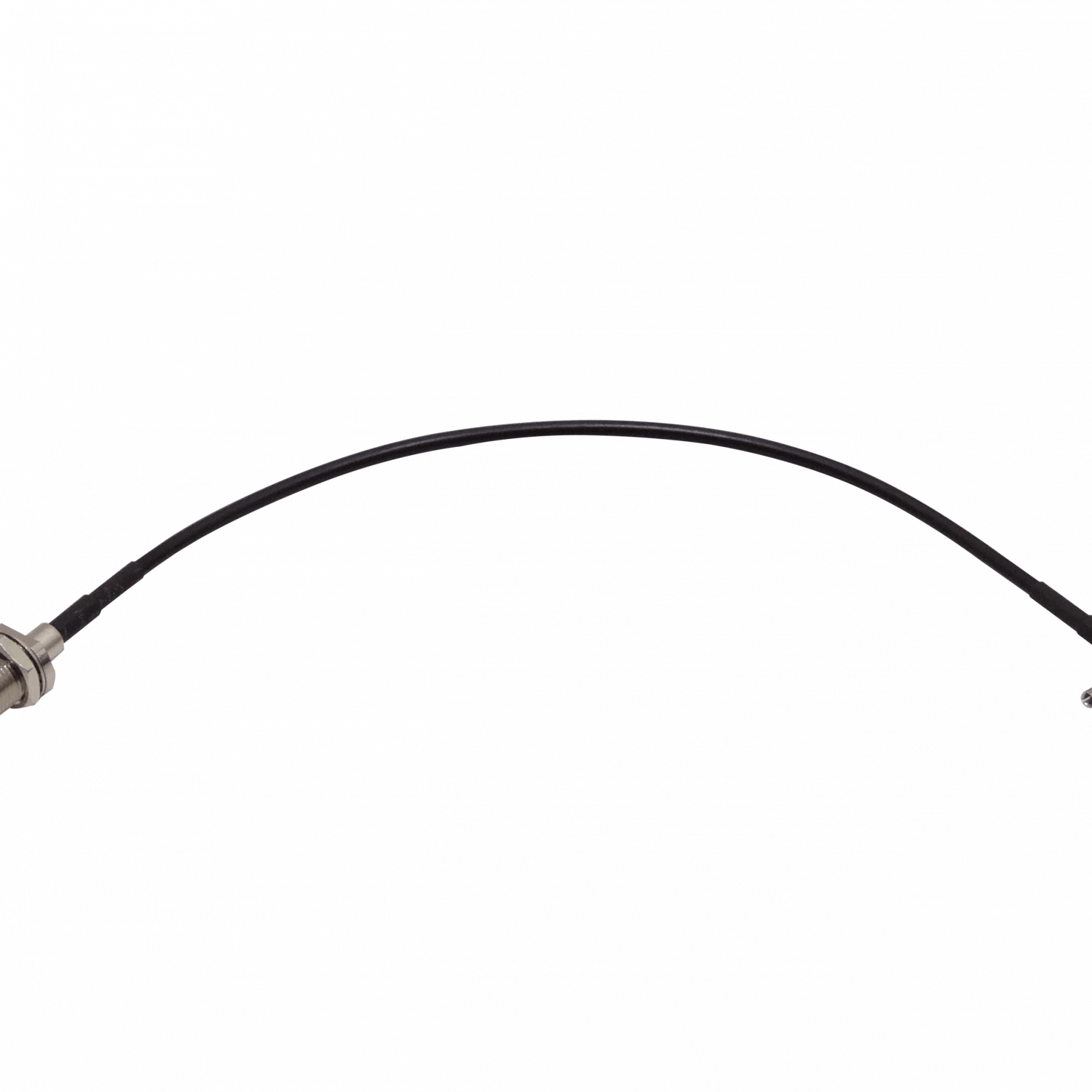 CRC9-M-90º a F-Hembra RG174 Cable Coaxial 20cm 2