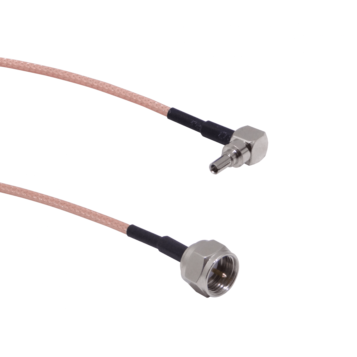 CRC9-M-90º a F-Macho RG316 Cable Coaxial 15cm 2