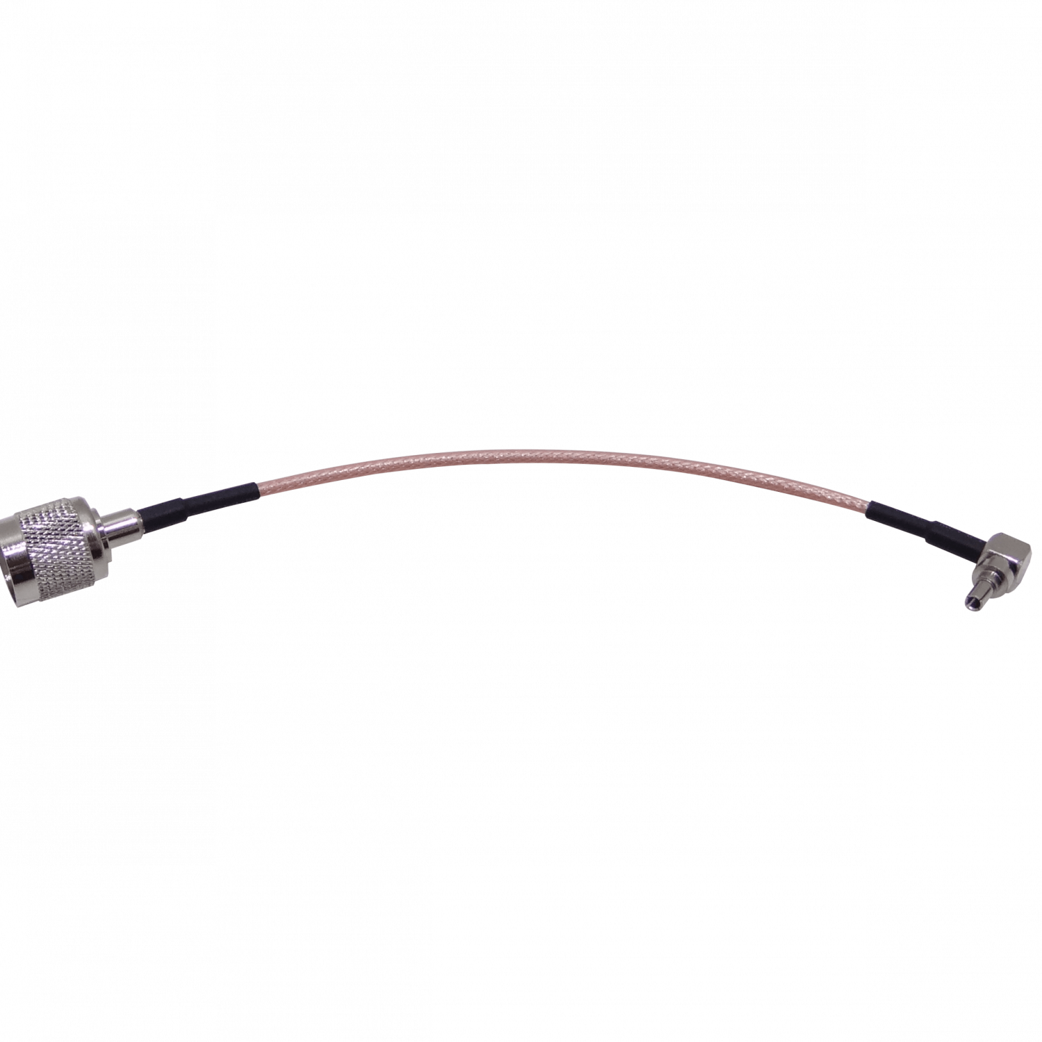 CRC9-M-90º a .TNC-Macho RG174 Cable Coaxial 20cm 1