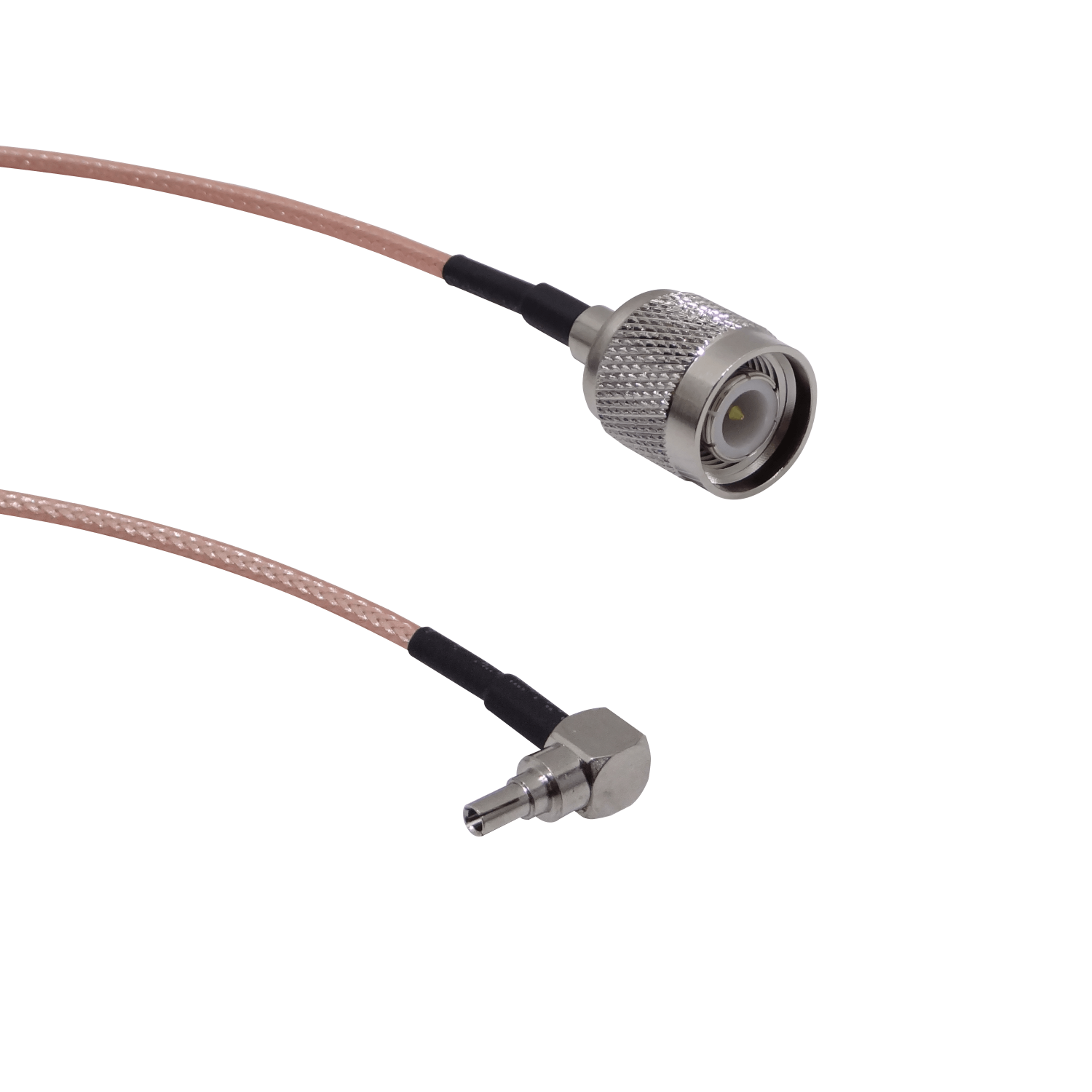 CRC9-M-90º a .TNC-Macho RG174 Cable Coaxial 20cm 2