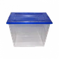 WENCO Caja c/Tapa 27Lts Transpar 33x42cm 30cm-Alt PP Rectangular Mybox - Miniatura 1