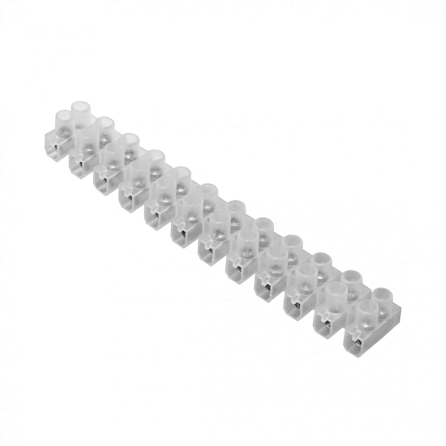 6-Ampere 1mm2 12-Pares Regleta-Tornillos 380V-Max 6A-Max 105x15x12mm 2