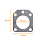Placa Repuesto LINKMADE MAST-GP52 para Mastil Guy Plate 52mm - Miniatura 2