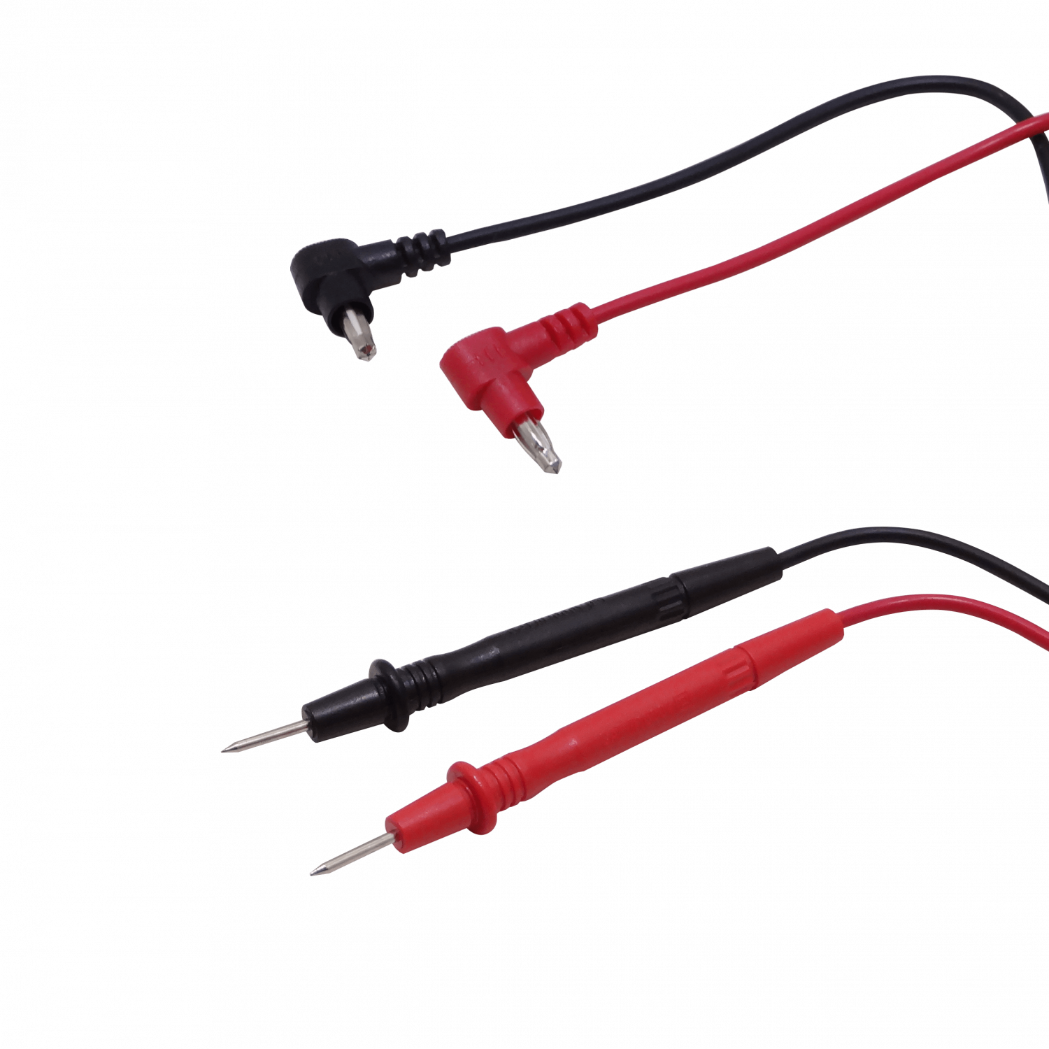 Repuesto Par Cables 57cm Punta16mm p/instrumento Multitester Universal 3