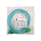 5mt SC/APC-SC/APC OM3 Multimodo MM Duplex Jumper Fibra LSZH - Miniatura 1