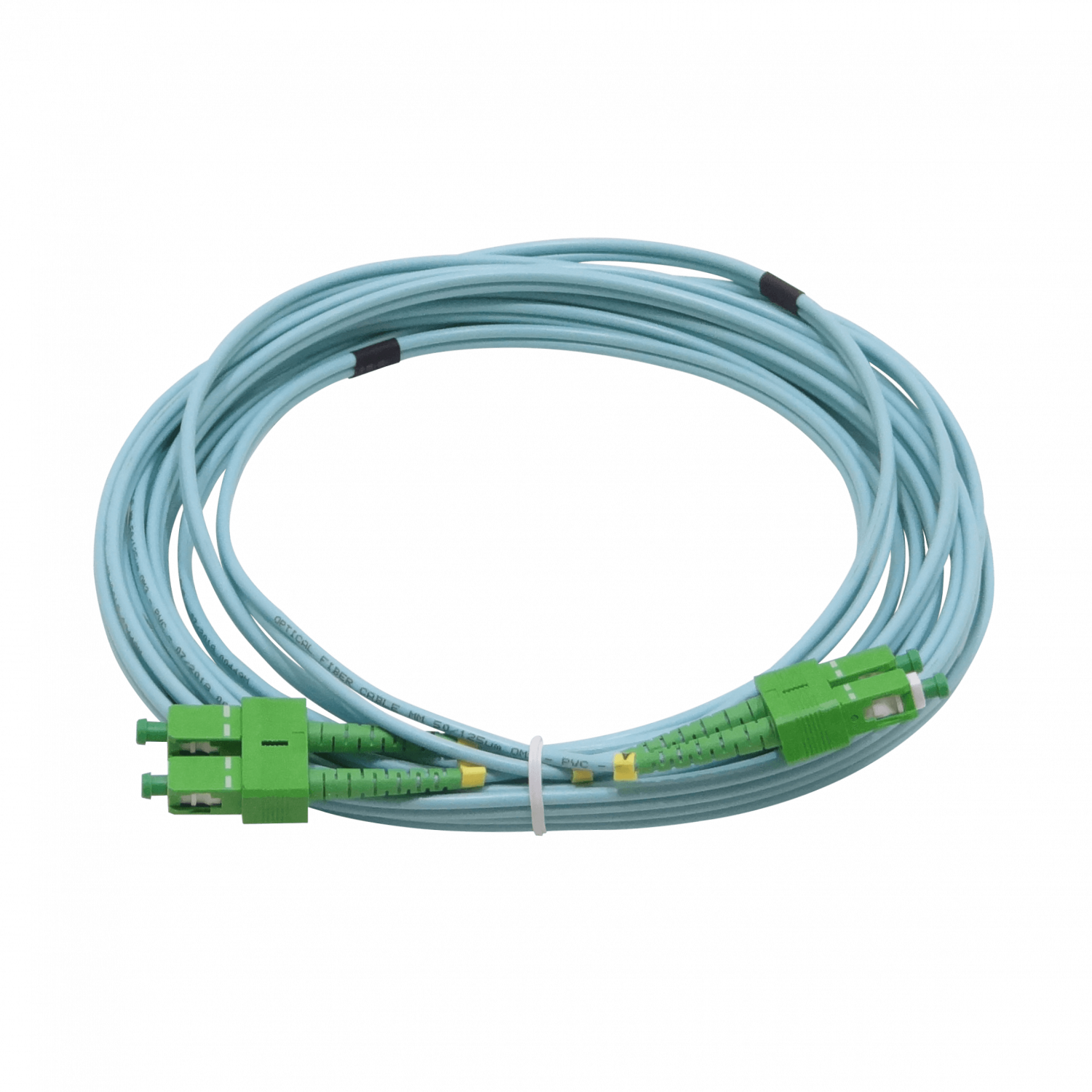 5mt SC/APC-SC/APC OM3 Multimodo MM Duplex Jumper Fibra LSZH 3