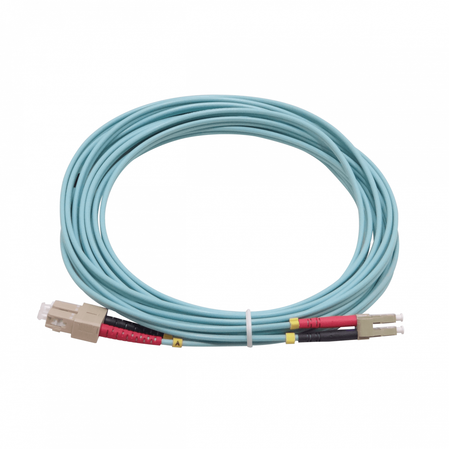 5mt LC-SC OM3 MultiModo MM Duplex Jumper Fibra 50/125um 3.0mm LSZH 3