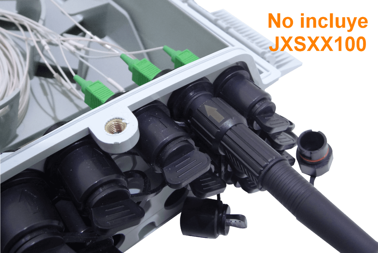 Caja de Distribución de Fibra Óptica 16 Puertos IP65 Blanca - BOX-X16 3