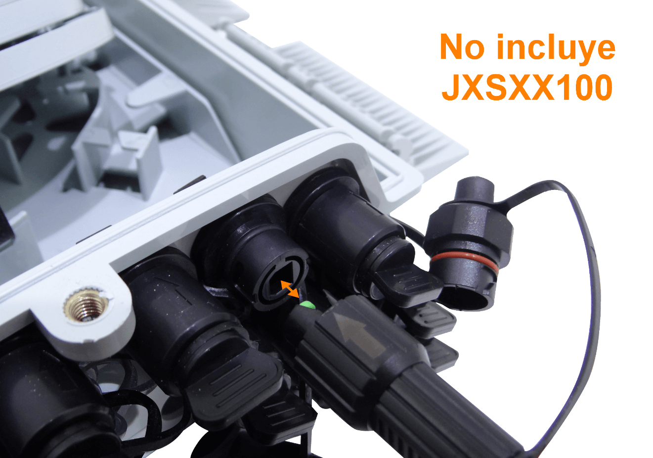 Caja de Distribución de Fibra Óptica 16 Puertos IP65 Blanca - BOX-X16 6