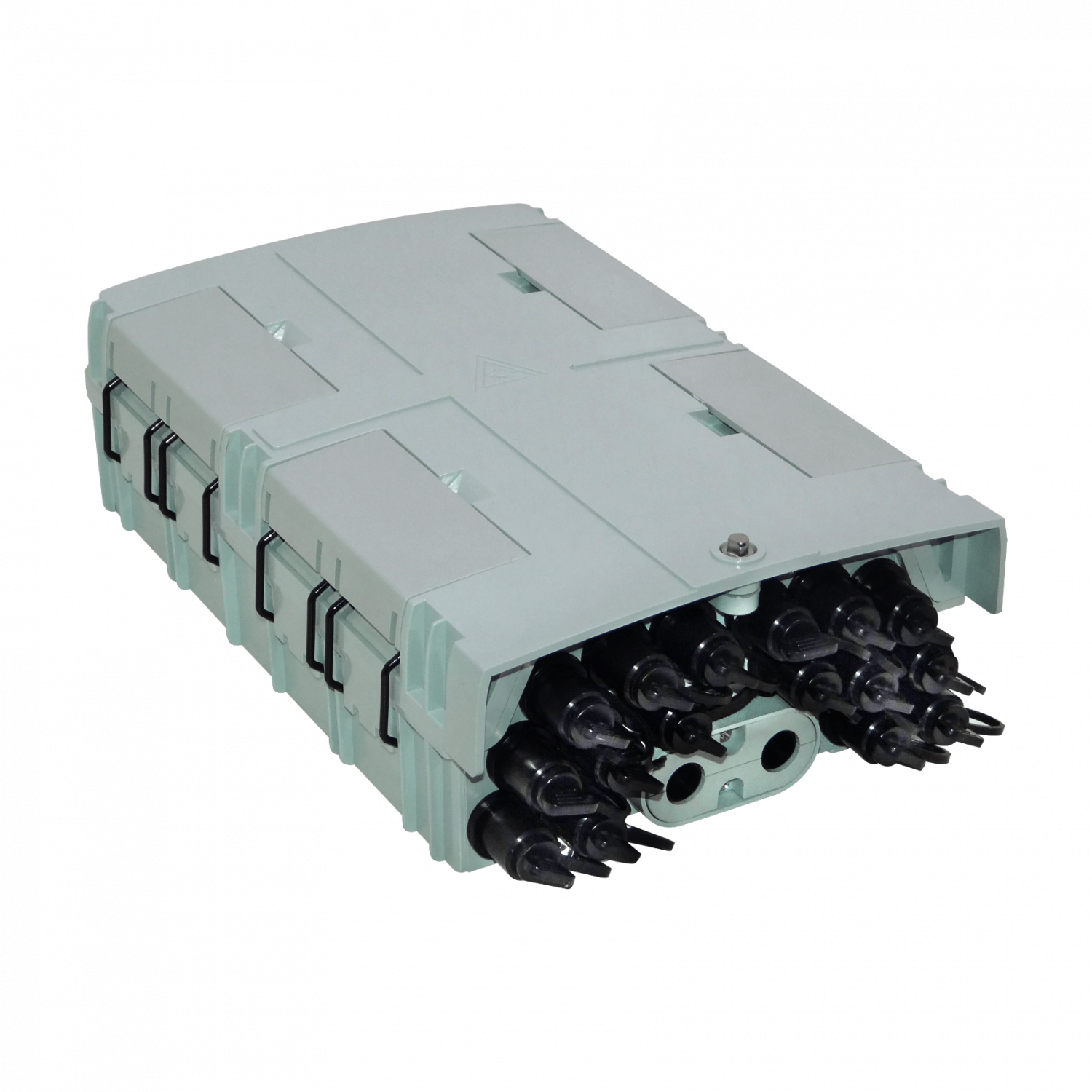Caja de Distribución de Fibra Óptica 16 Puertos IP65 Blanca - BOX-X16 8