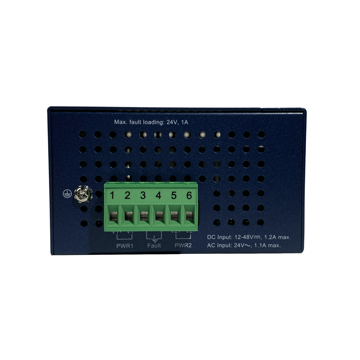 PLANET 8-1000 2-SFP Switch Industrial no-Admin Riel-DIN 12-48VDC 24VAC 2