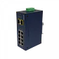 PLANET 8-1000 2-SFP Switch Industrial no-Admin Riel-DIN 12-48VDC 24VAC - Miniatura 6