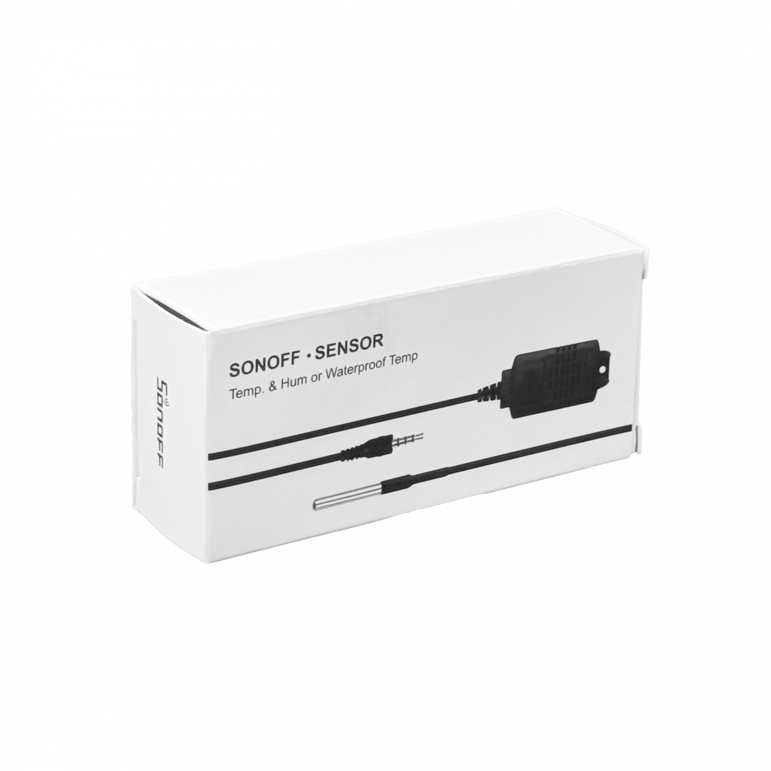 Sensor Temperatura Humedad SONOFF, Cable 45cm 2,5mm-M requiere base TH10 2