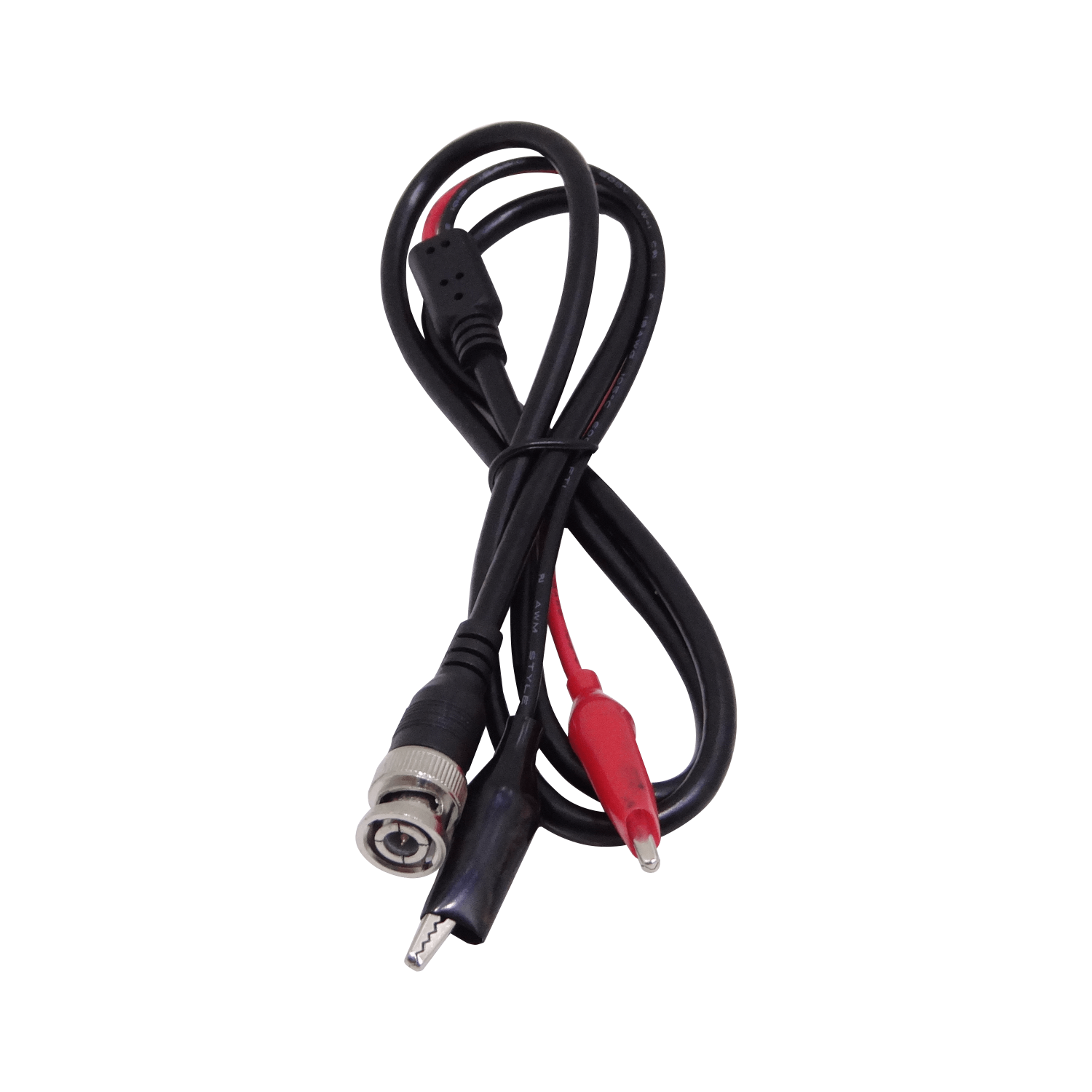 Cable de Prueba con 2 Pinzas a BNC-M, 90cm, Compatible con Instrumentos de Medición 2