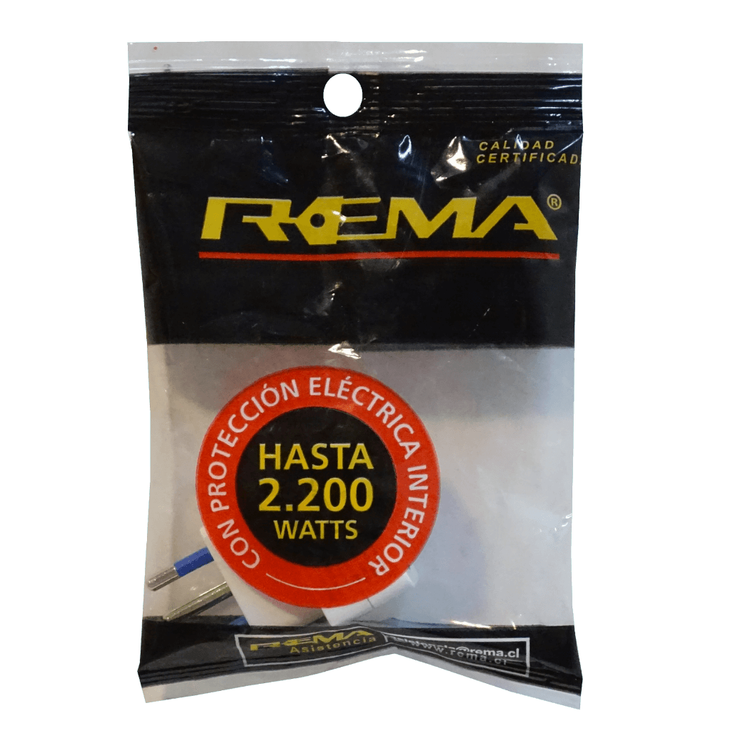 REMA Blanco Chile16A-Hembra Chile10A-Macho Adaptador Poder Nacional 3