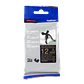 Cinta satin Brother TZE-RN34 12mm dorado en fondo azul marino 4m - Miniatura 2