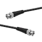 Cable RG59 Coaxial BNC-M a BNC-M, 3m Negro, para CCTV - Miniatura 2