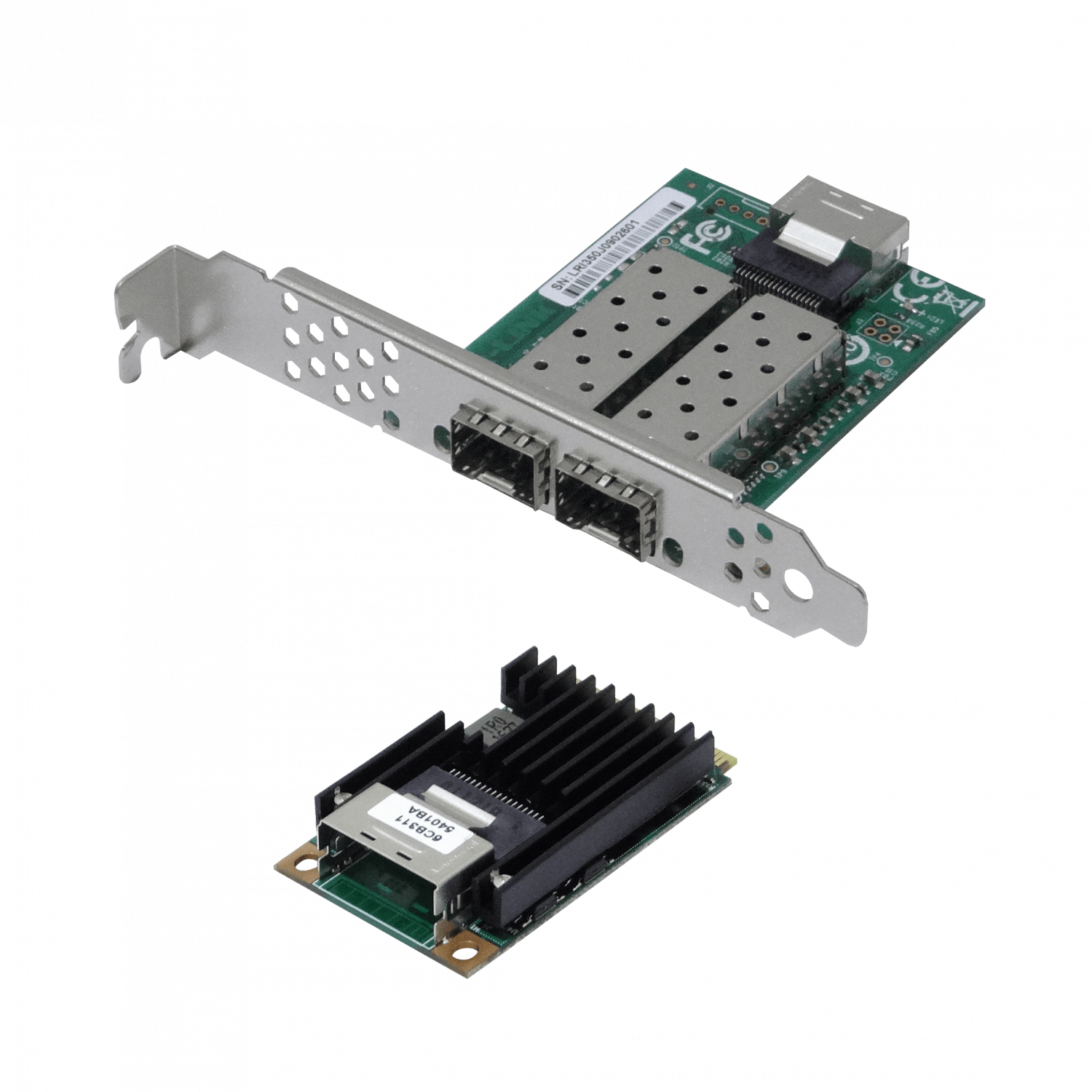 Tarjeta de Red Mini PCIe LR-LINK LRES2203PF-2SFP - Doble Puerto Gigabit SFP, Intel I350 4