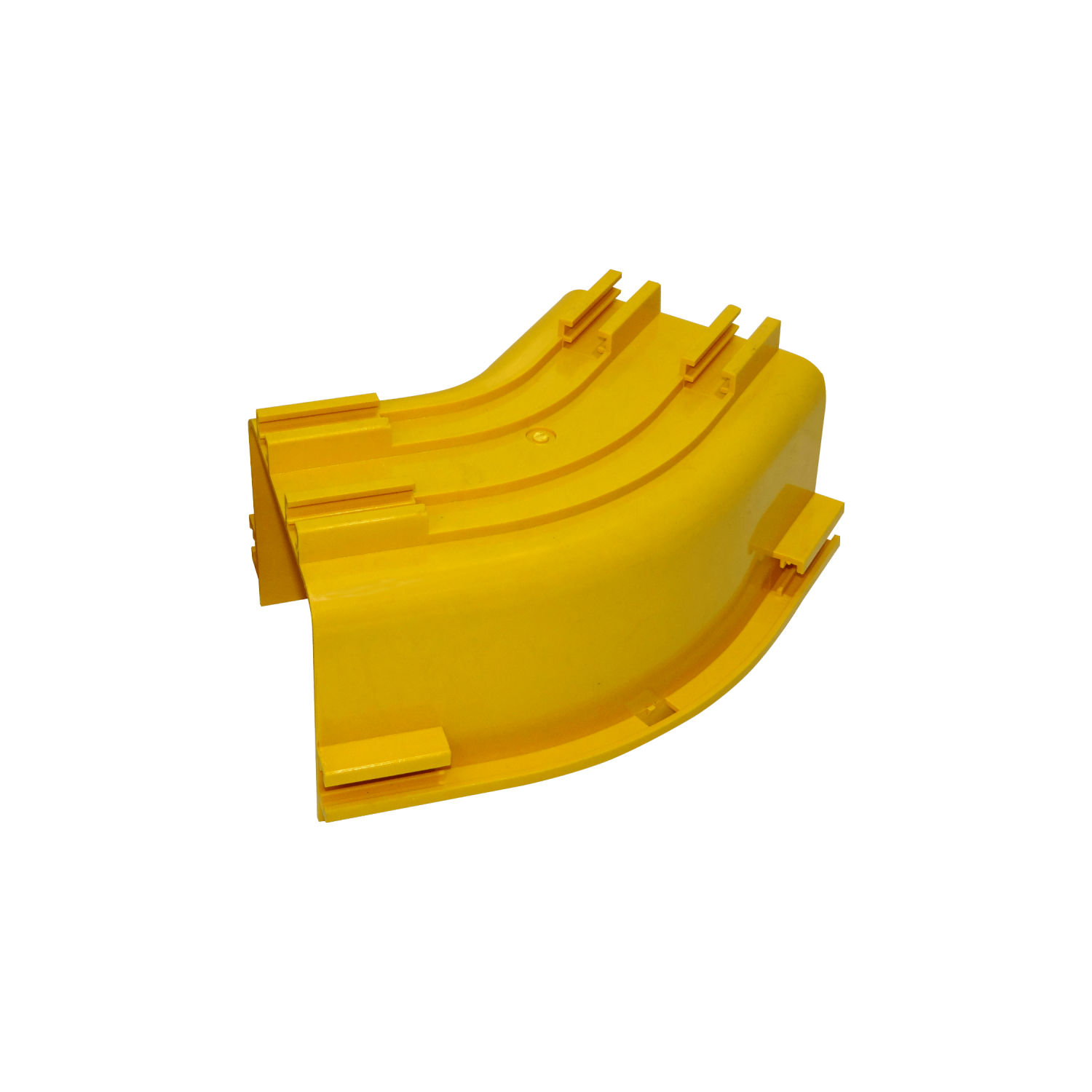 120x100mm Angulo 45º Plano Amarilla PC+ABS LSZH Macho 1