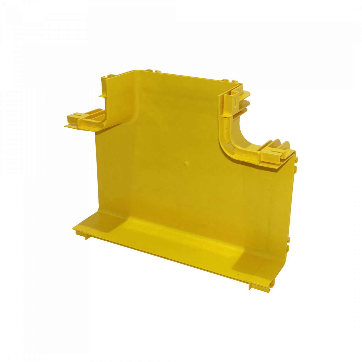 240x100mm Derivacion Horizontal Tee Amarilla PC+ABS LSZH Hembra 1
