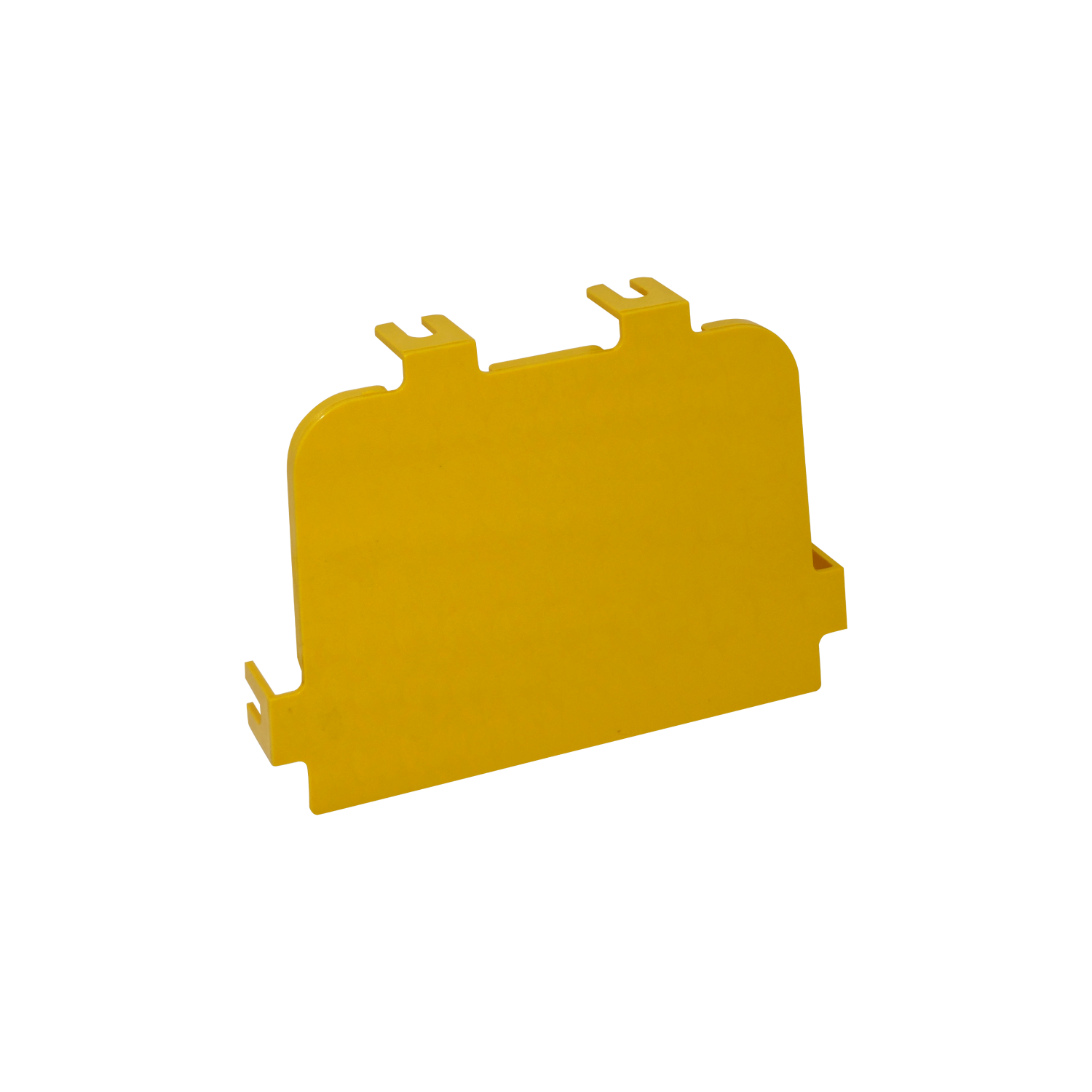 CCA-120-TF. 120x100mm Tapa Final Amarilla PC+ABS LSZH Hembra req/CC-120 3