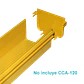 CCA-120-TF. 120x100mm Tapa Final Amarilla PC+ABS LSZH Hembra req/CC-120 - Miniatura 4