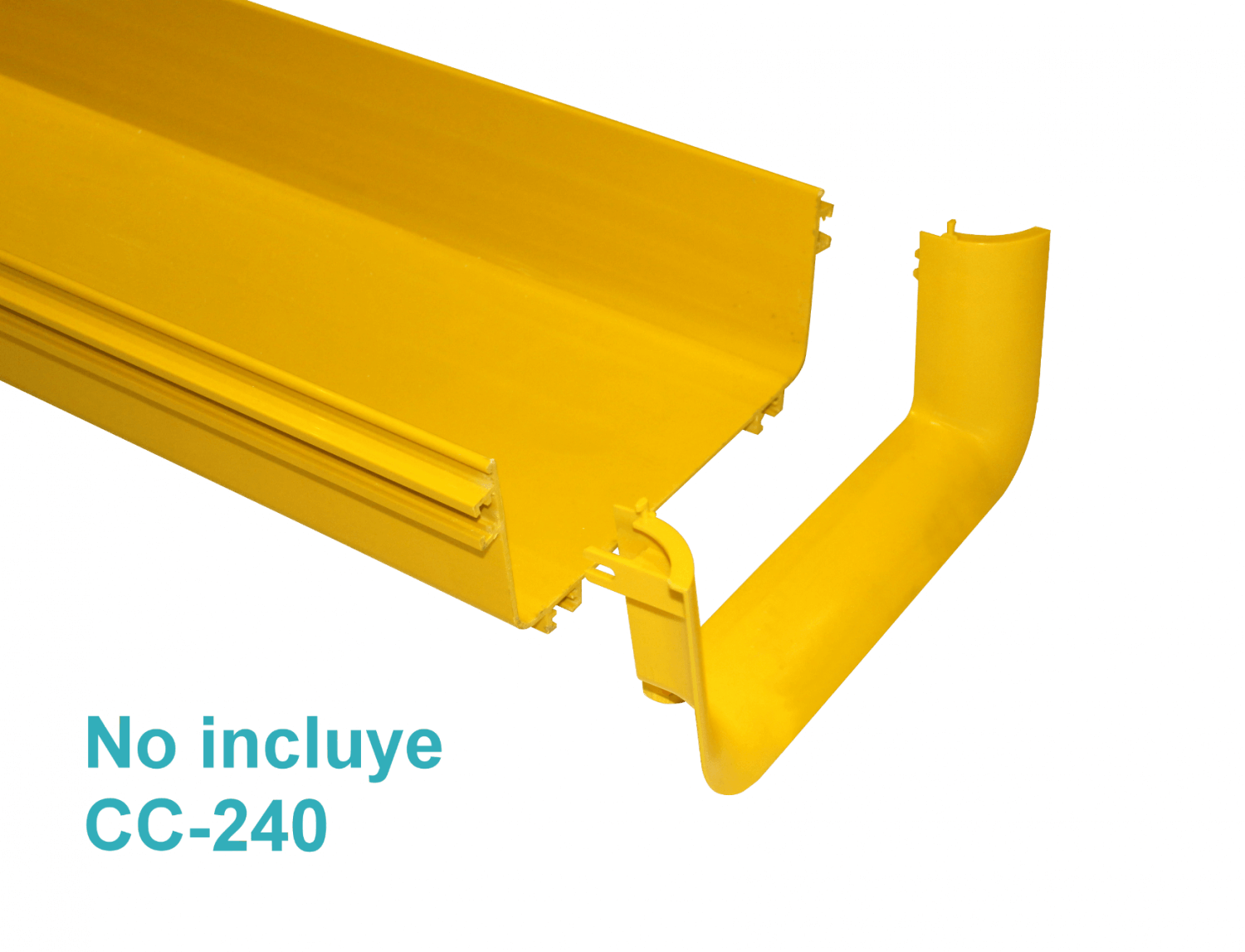 240x100mm Trompeta Amarilla PC+ABS LSZH Macho/Hembra 4