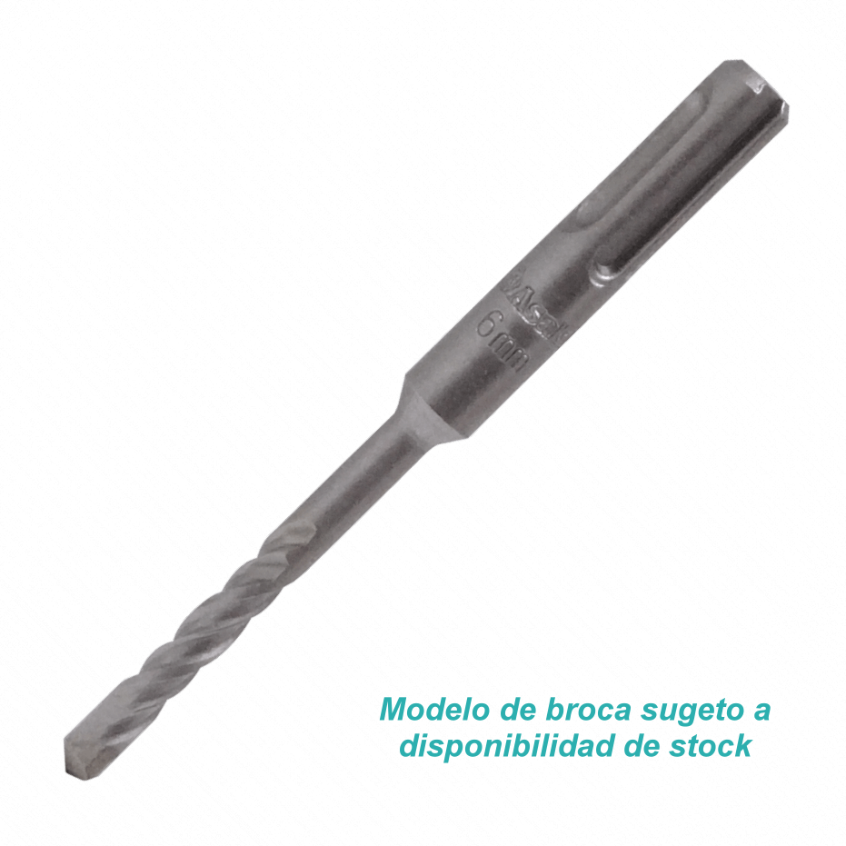 6mm x 110mm Broca Rotomartillo Concreto SDS sim-Hilti 5