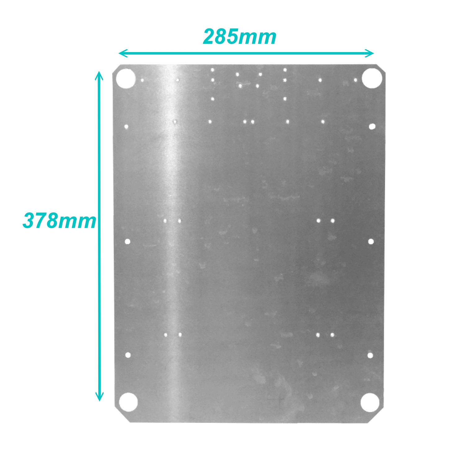 Placa Aluminio ALTELIX NP1714 2mm 285x378mm para Caja NP171406xx 1