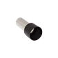 Negro 50,0mm2 20/36,0mm 50-unid AWG1 Ferrules Terminal Aislado Crimp - Miniatura 2
