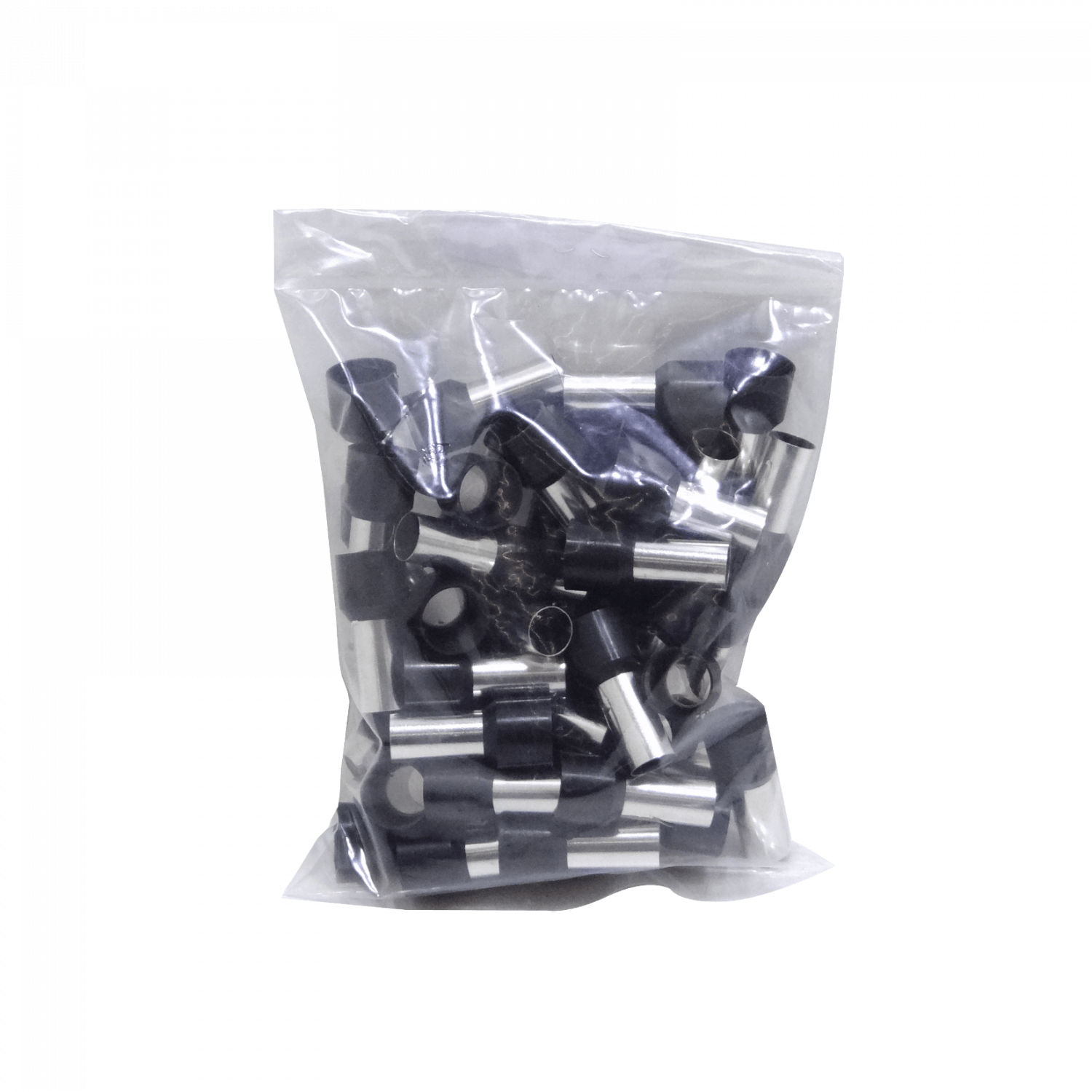 Negro 50,0mm2 20/36,0mm 50-unid AWG1 Ferrules Terminal Aislado Crimp 3