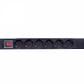 PDU 16A Enchufes 6-Hembra-Schuko in-Schuko Rack cable1,8m inc/M6-4KIT - Miniatura 1