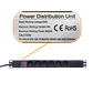 PDU 16A Enchufes 6-Hembra-Schuko in-Schuko Rack cable1,8m inc/M6-4KIT - Miniatura 2